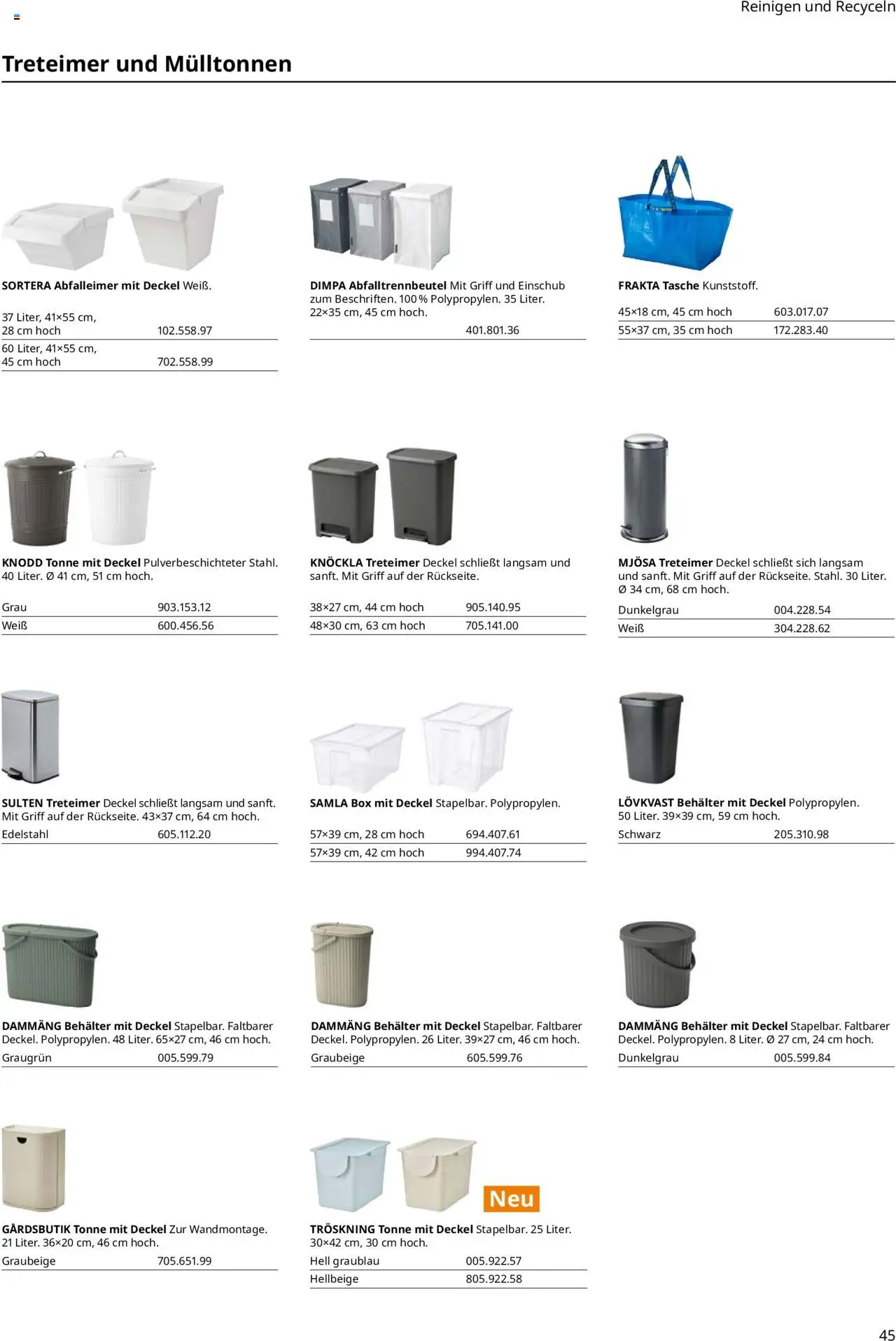 Ikea Hauswirtschaftsraum - Seite 45 - gültig ab 30.09.2025