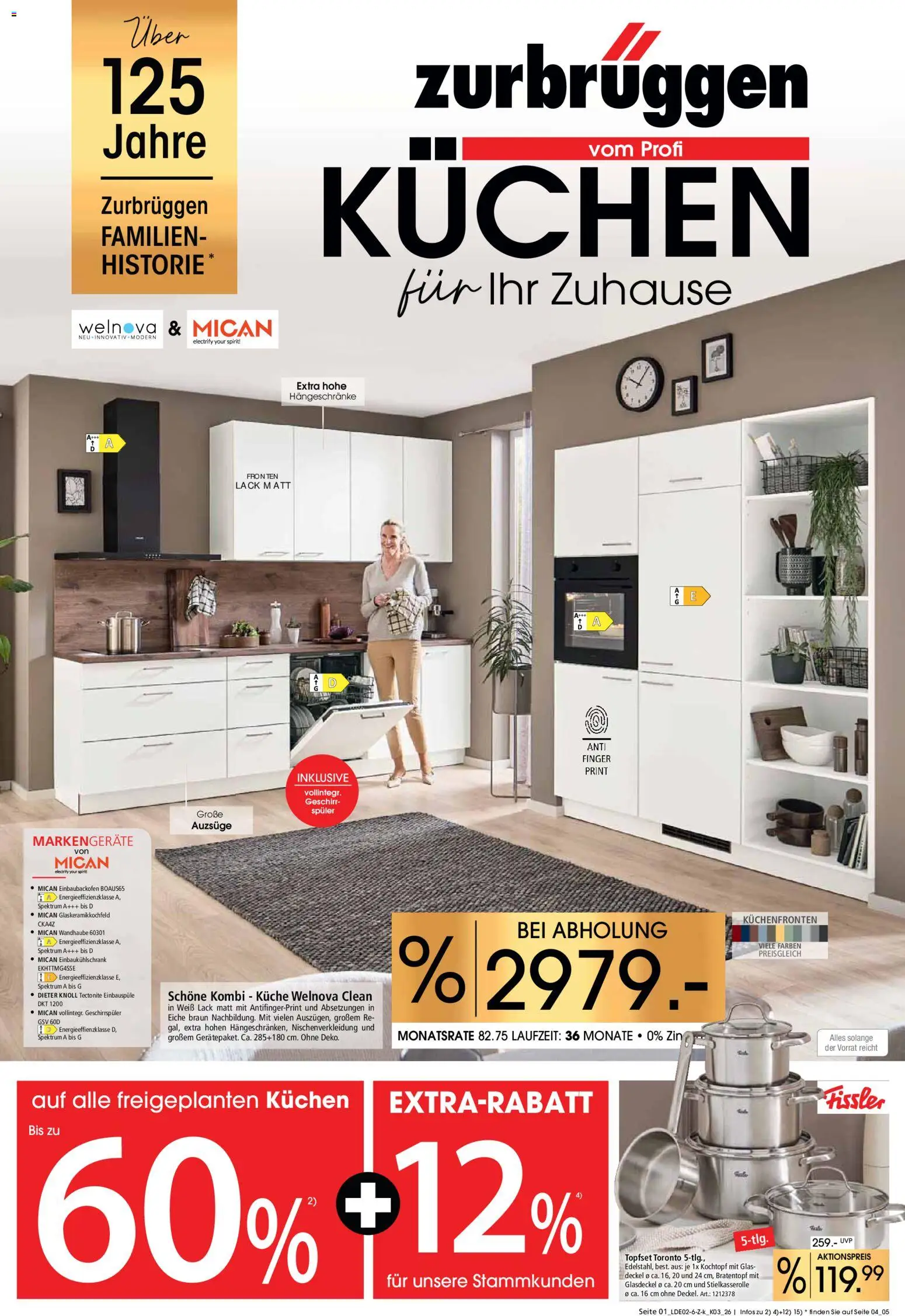 Zurbrüggen Küchen für Ihr Zuhause - Seite 1 - gültig ab 22.02.2026