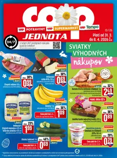 COOP Jednota leták platný od 31.03.2026