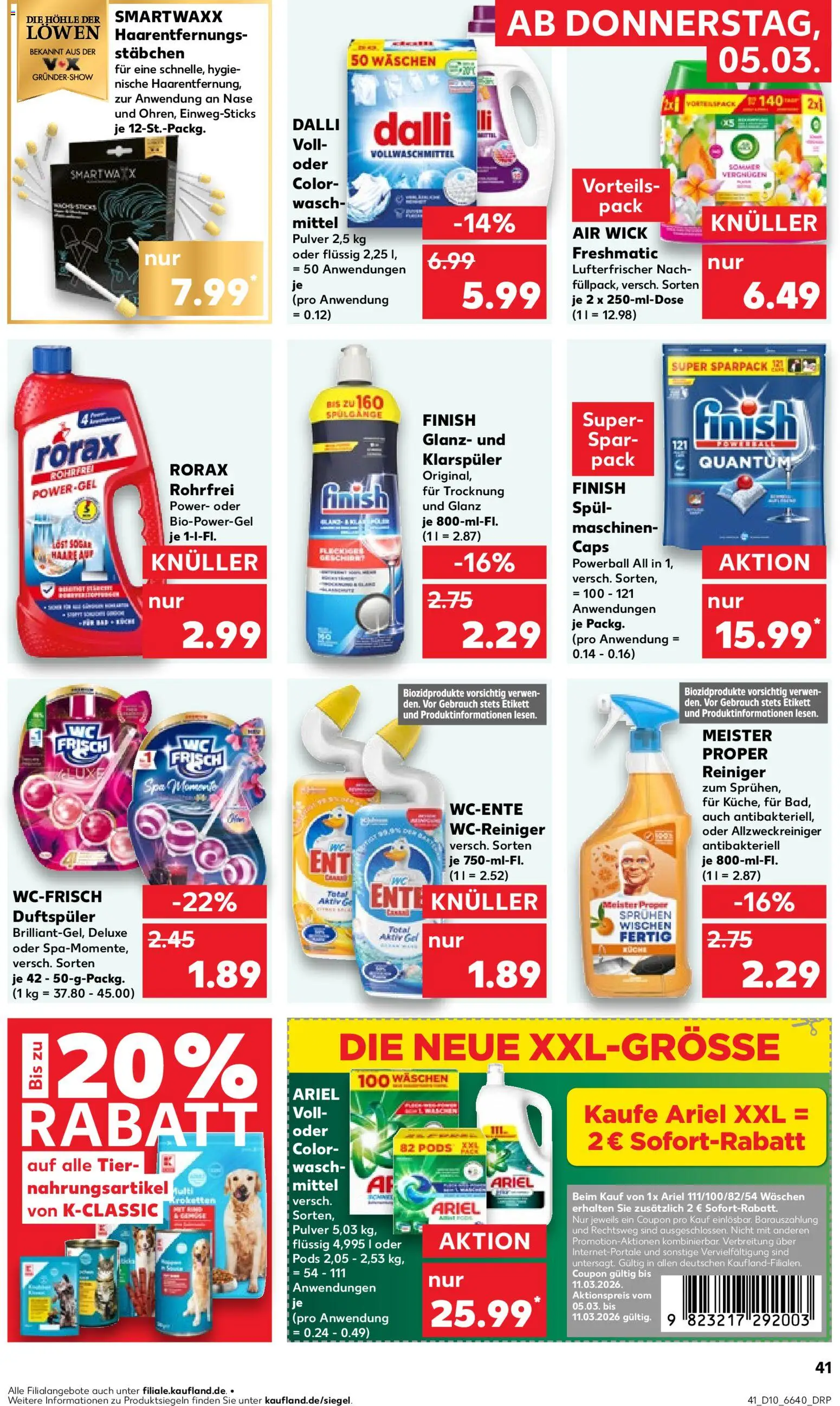 Kaufland Prospekt 	 - Seite 41 - gültig ab 05.03.2026