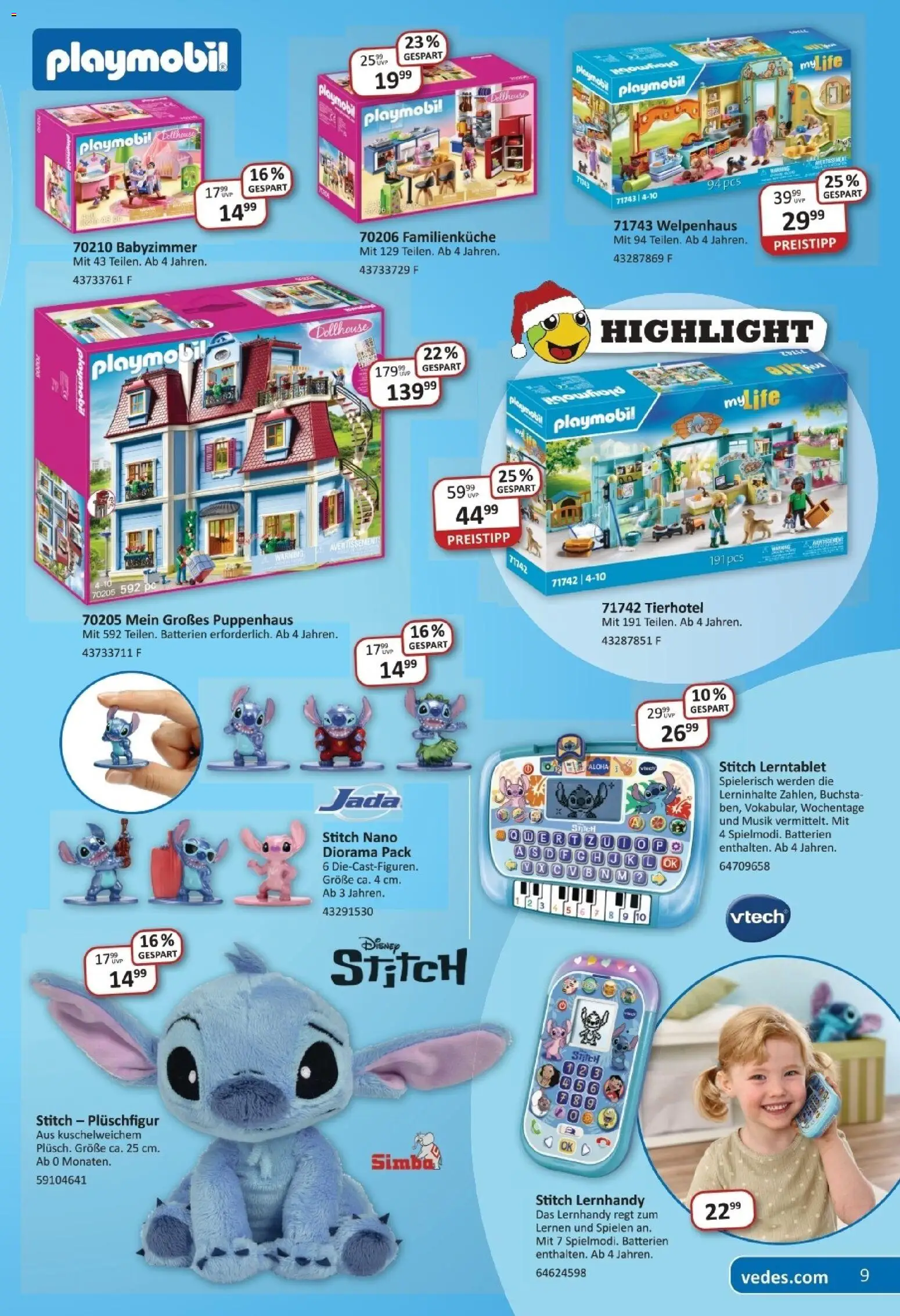 Vedes Weihnachtsflyer  - Seite 9 - gültig ab 19.11.2025