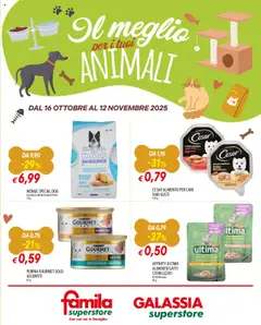 Anteprima Galassia Animali catalogo valida dal 16/10/2025