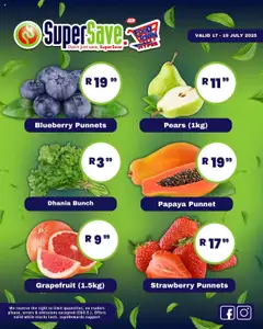 Preview Super Save Fresh Specials valid from 17/07/2025