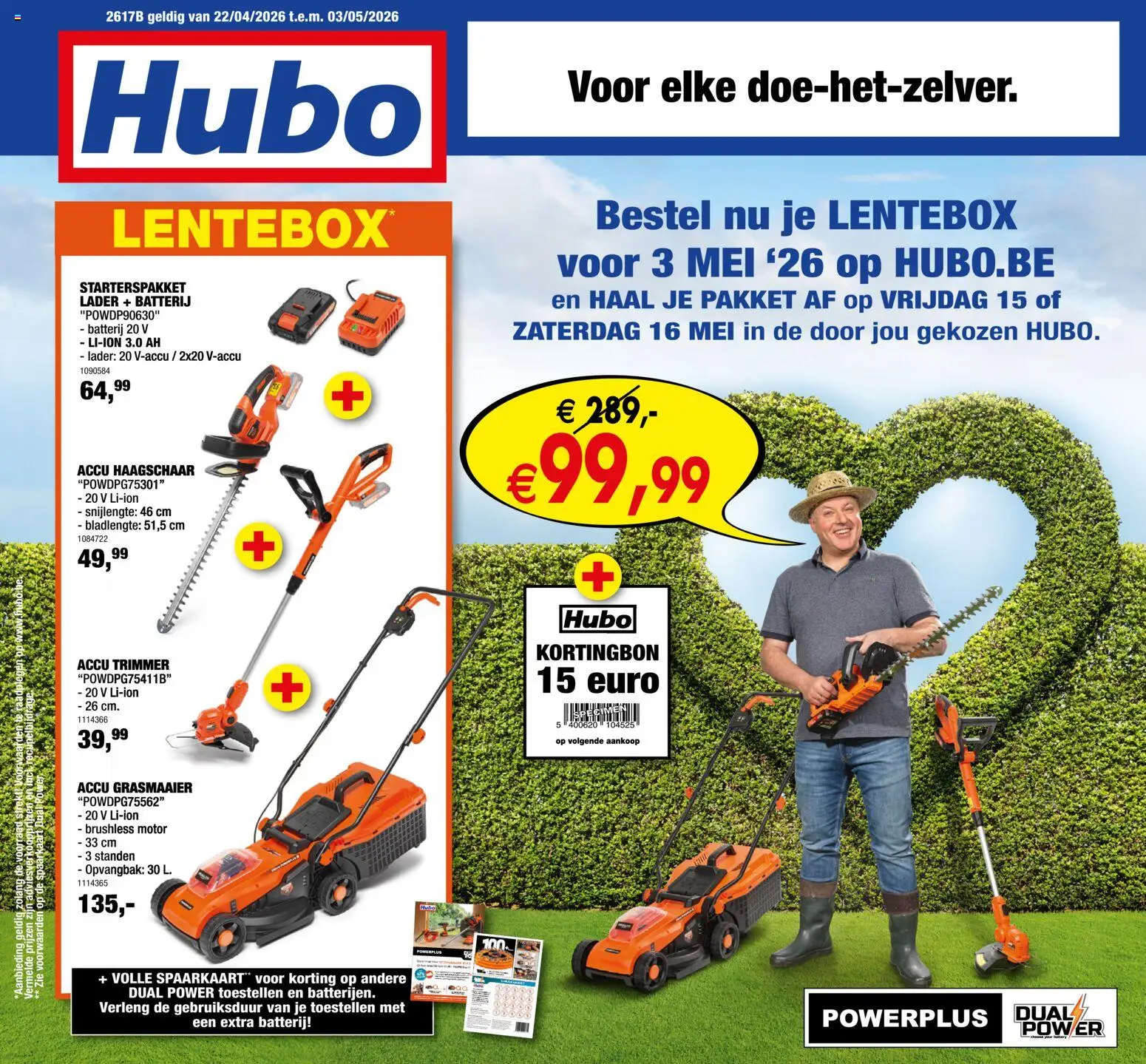 Hubo folder - pagina 1- geldig vanaf 22/04/2026