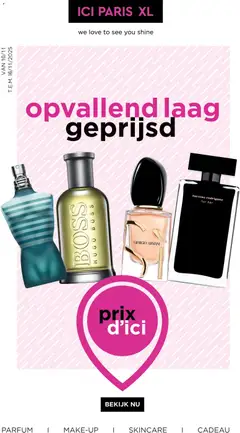 ICI Paris XL folder geldig vanaf 10/11/2025