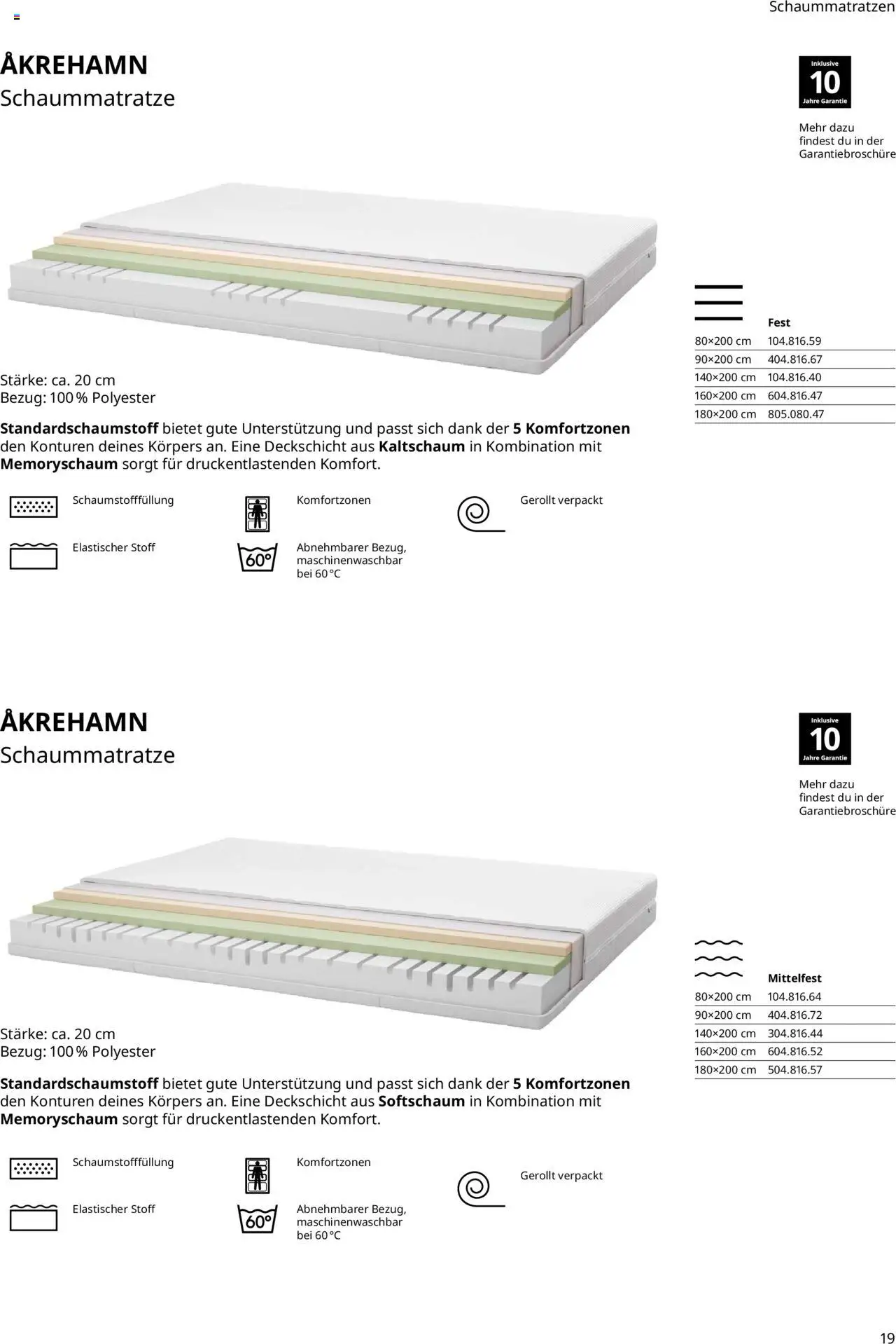 Ikea Prospekt  Schlafkomfort	 - Seite 19 - gültig ab 30.09.2025