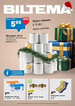 Esikatselu Biltema tarjoukset voimassa alkaen 03/12/2025