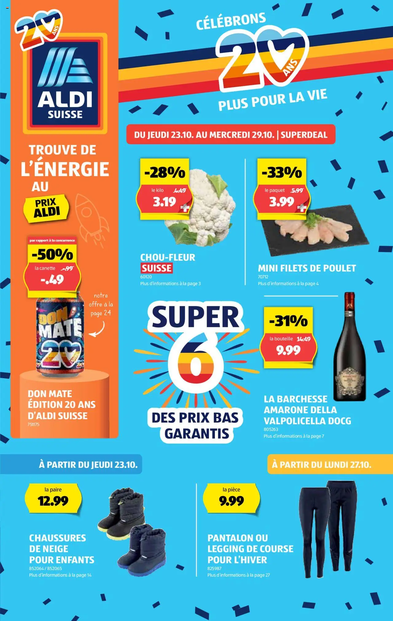 Aldi Aktionen FR - Seite 1- gültig ab 23.10.2025