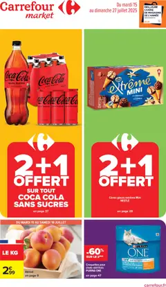 Aperçu Carrefour Market catalogue semaine 29 valable à partir du 15/07/2025