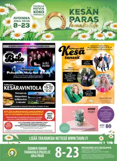 Esikatselu Tuuri tarjoukset voimassa alkaen 30/07/2025