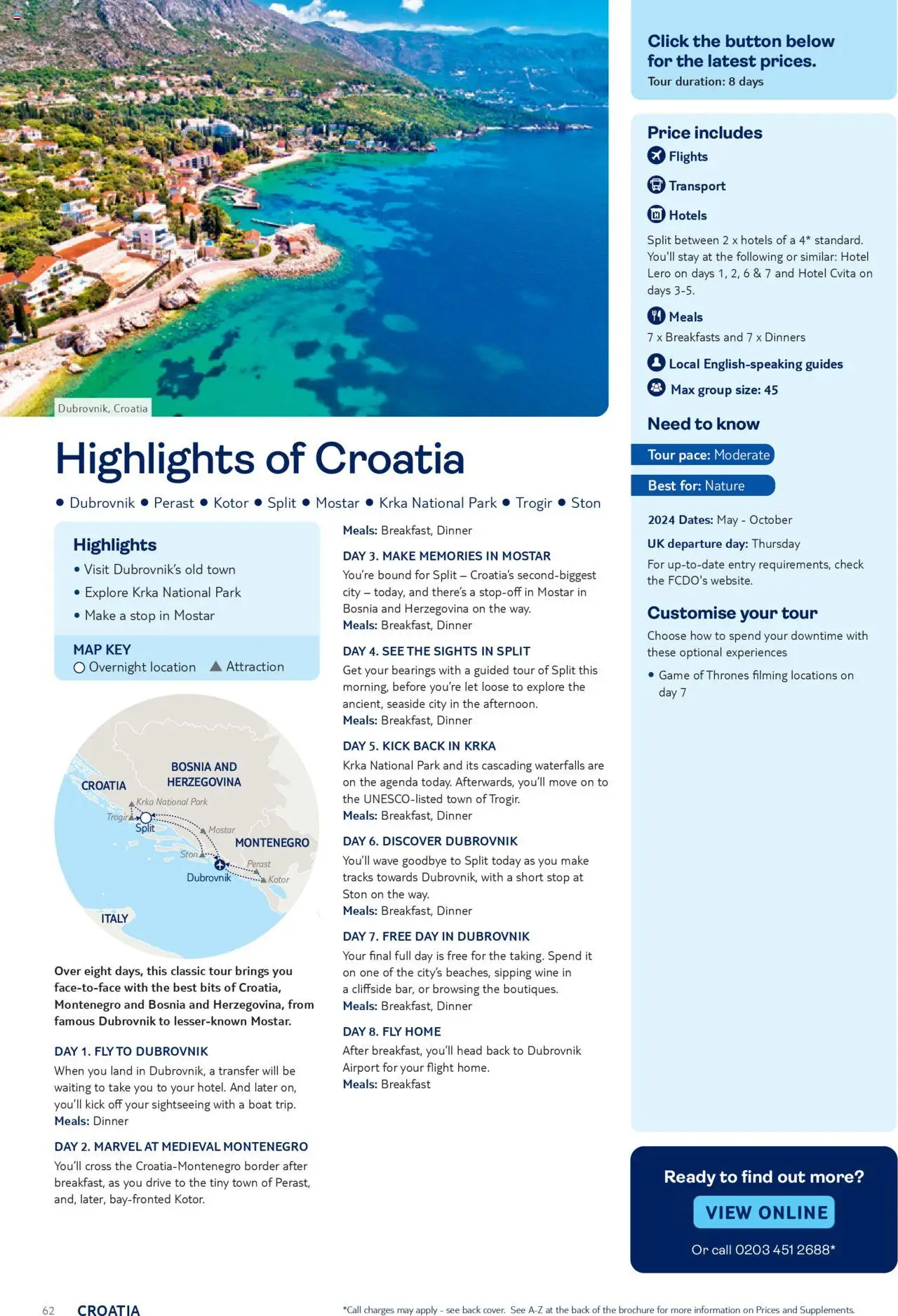 TUI - Worldwide Tours - page 62- valid from 01/05/2024
