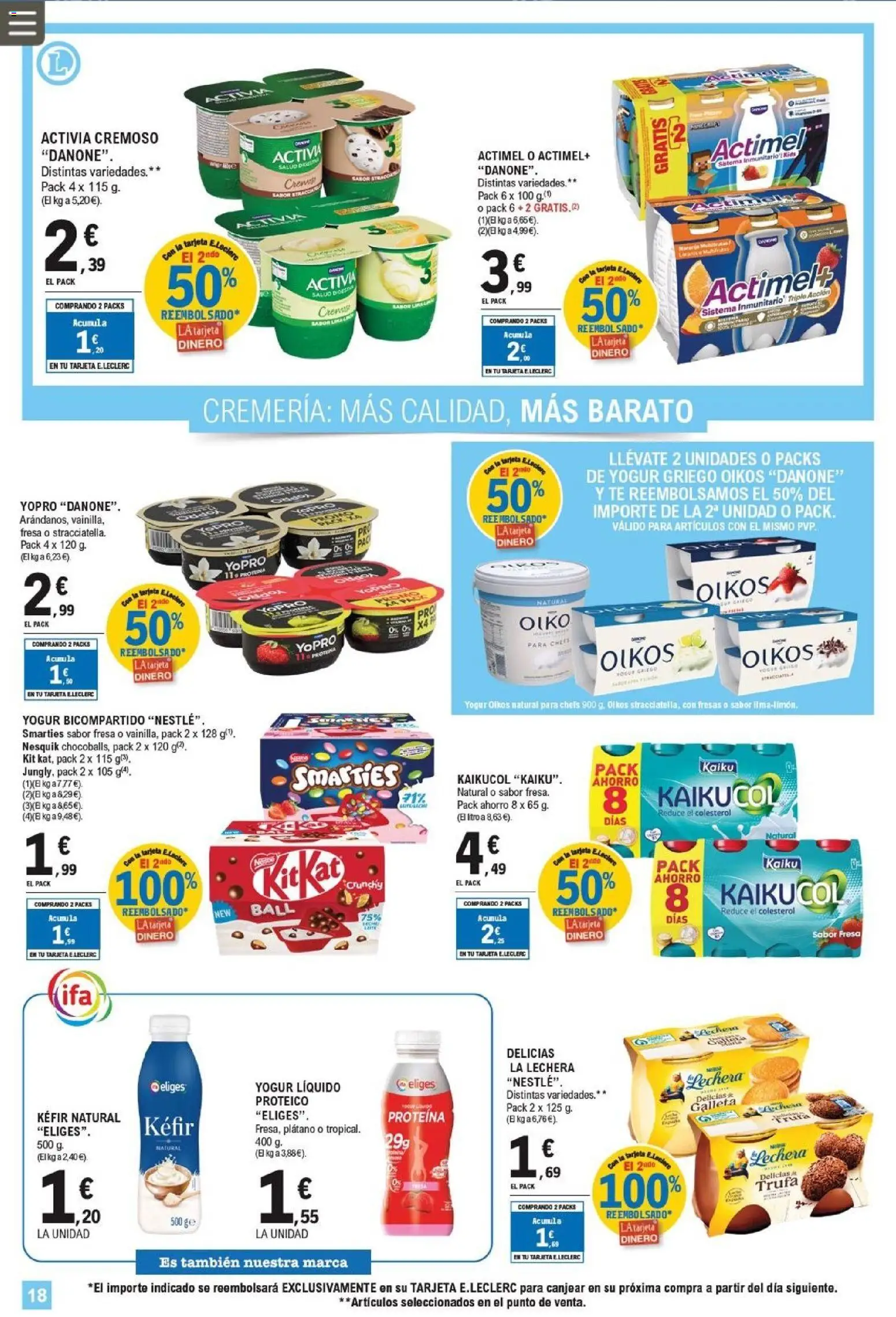 E.Leclerc folleto - Página de 18 - Válido desde 25/02/2026