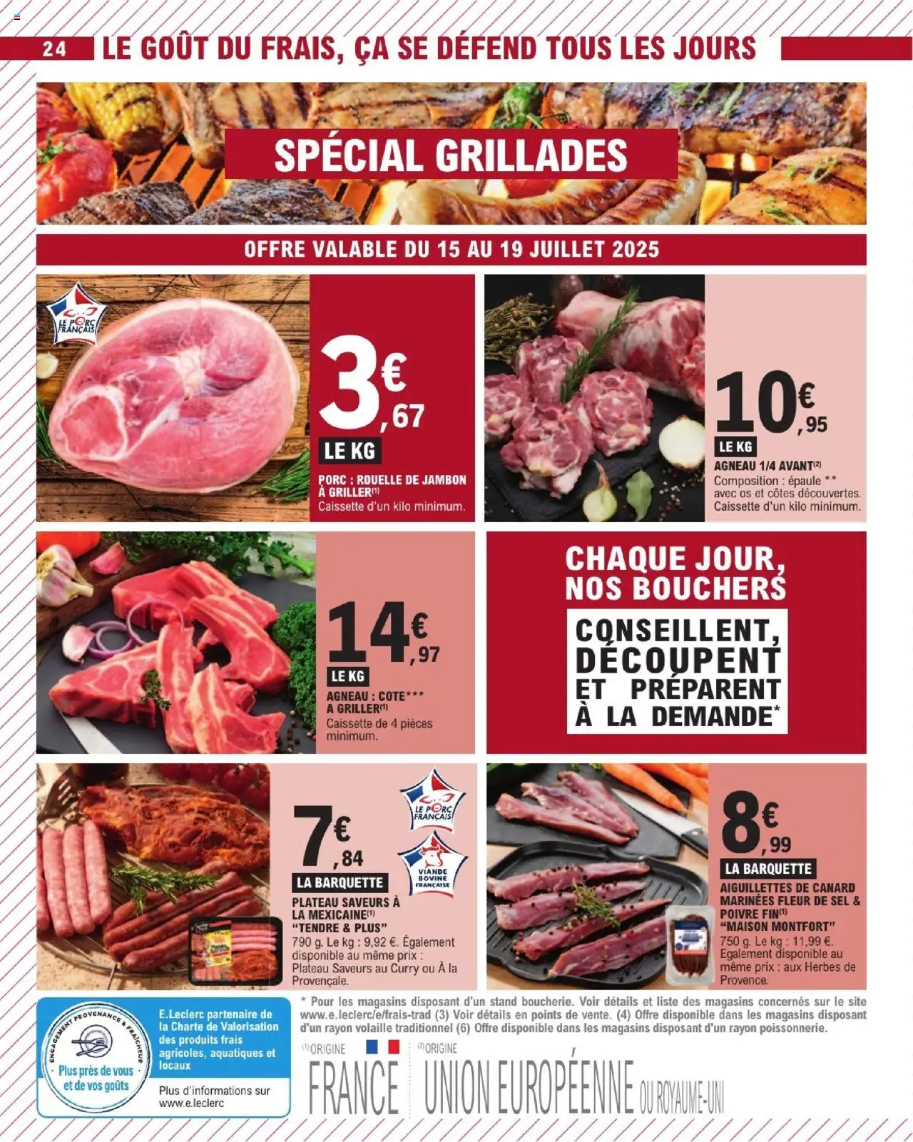 E.Leclerc catalogue semaine 29 - page 24 - valable à partir du 15/07/2025