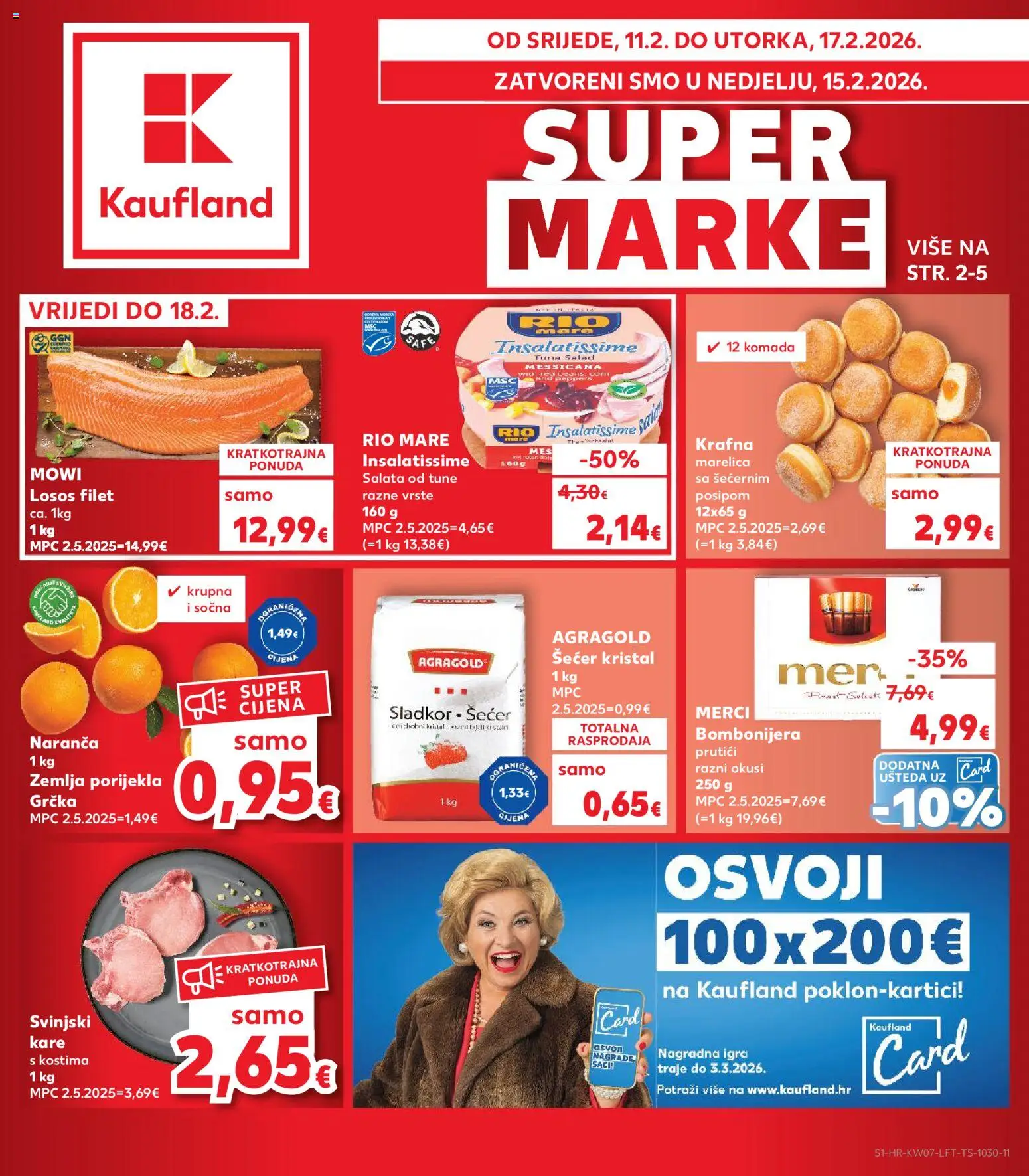 Kaufland HR Akciós újság - 1oldal - érvényes 2026.02.11.-tól