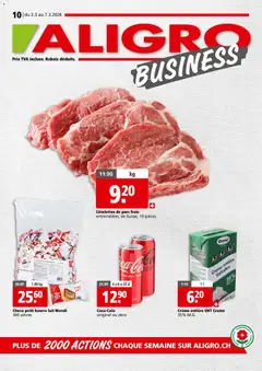 Vorschau Aligro aktionen Business Chavannes, Matran, Genève, Sion gültig ab 02.03.2026