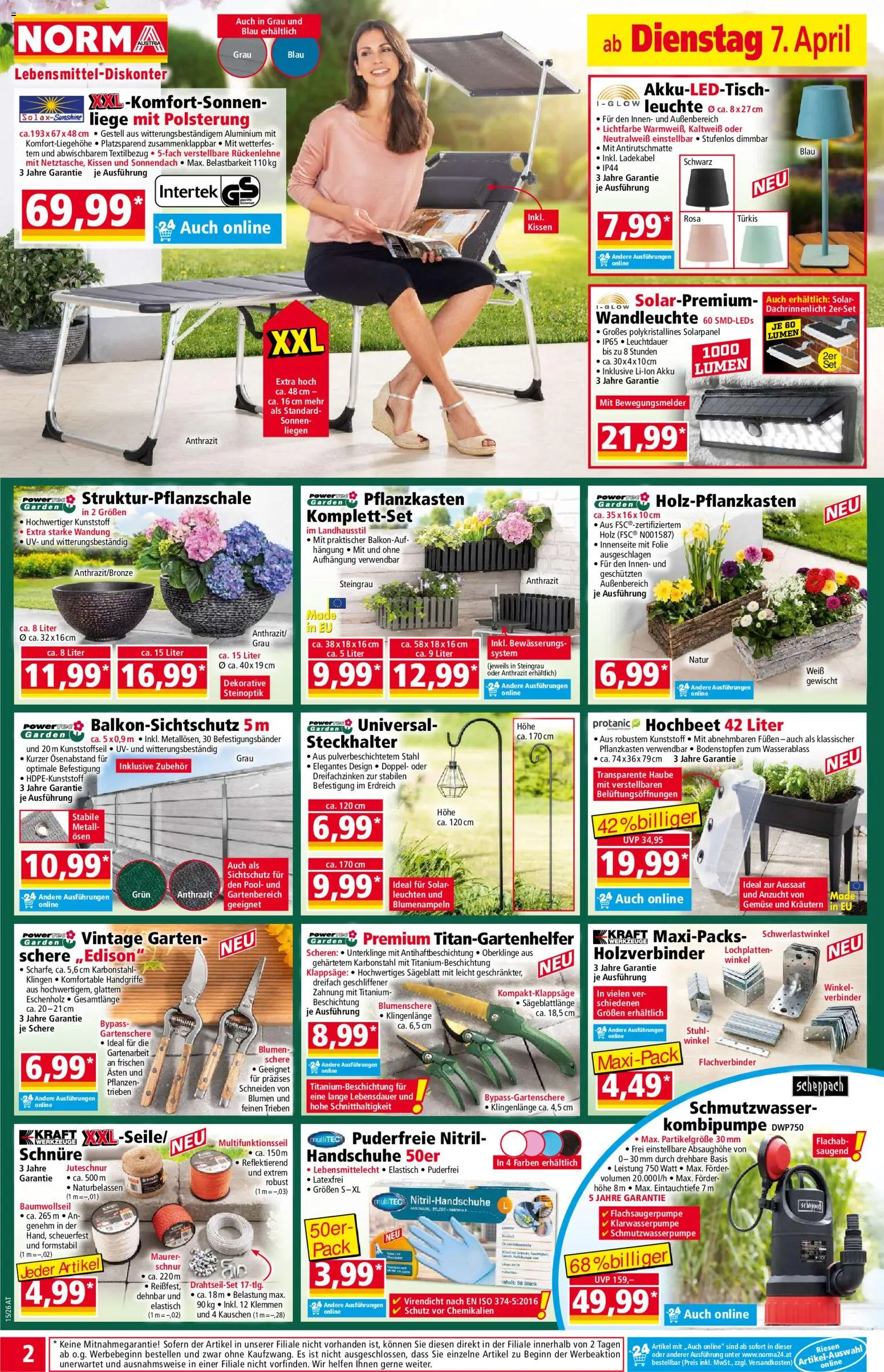 Norma Flugblatt - page 2- valid from 07.04.2026