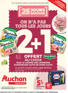 Aperçu Auchan - C'est parti pour les 25 JOURS AUCHAN dans votre super valable à partir du 28/10/2025