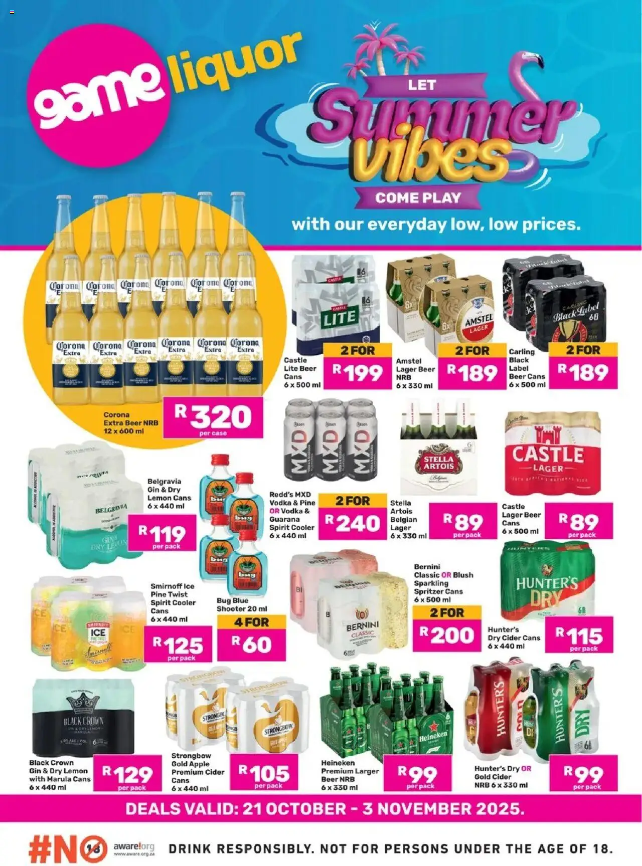 Game - Let Summer Vibes Come Play Liquor - page 1- valid from 21/10/2025