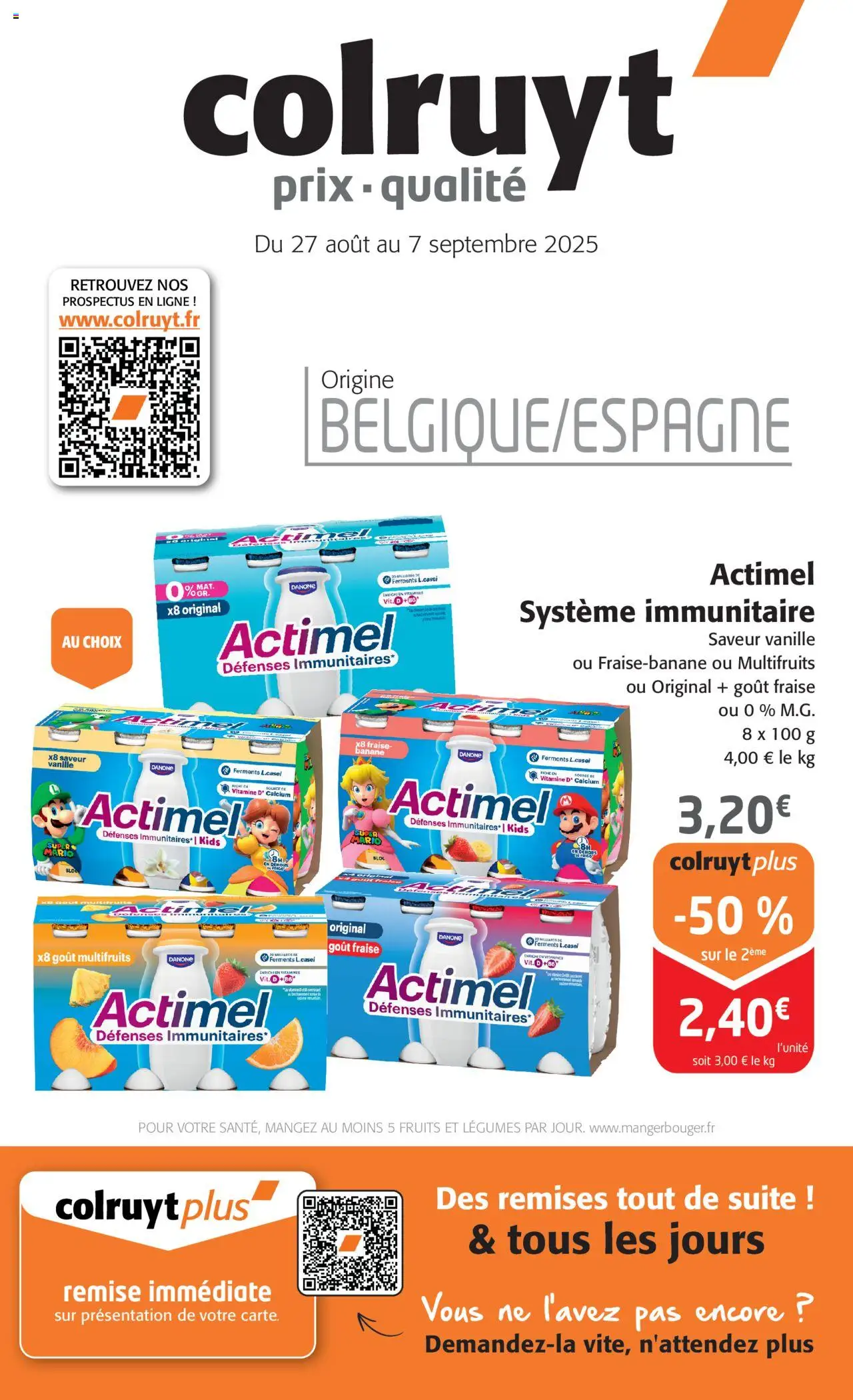 Colruyt catalogue - page 1 - valable à partir du 27/08/2025