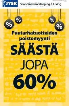 Esikatselu JYSK tarjoukset voimassa alkaen 24/07/2025