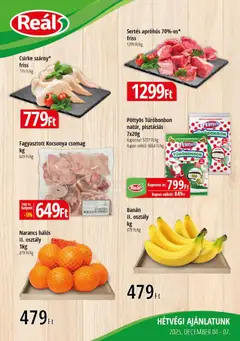 Előnézet Reál Bevásárló hétvége - Kisalföld érvényes 2025.12.04.-tól