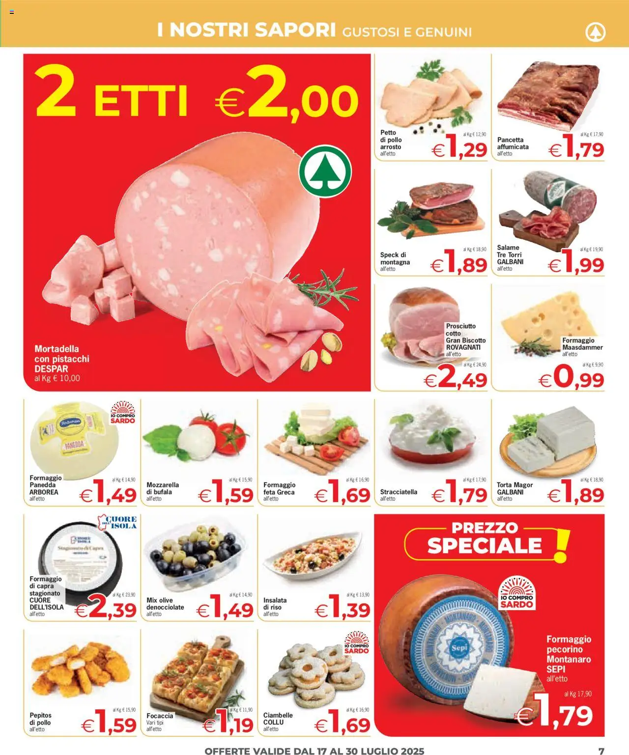 Volantino Eurospar	 - pagina 7 - valido dal 17/07/2025