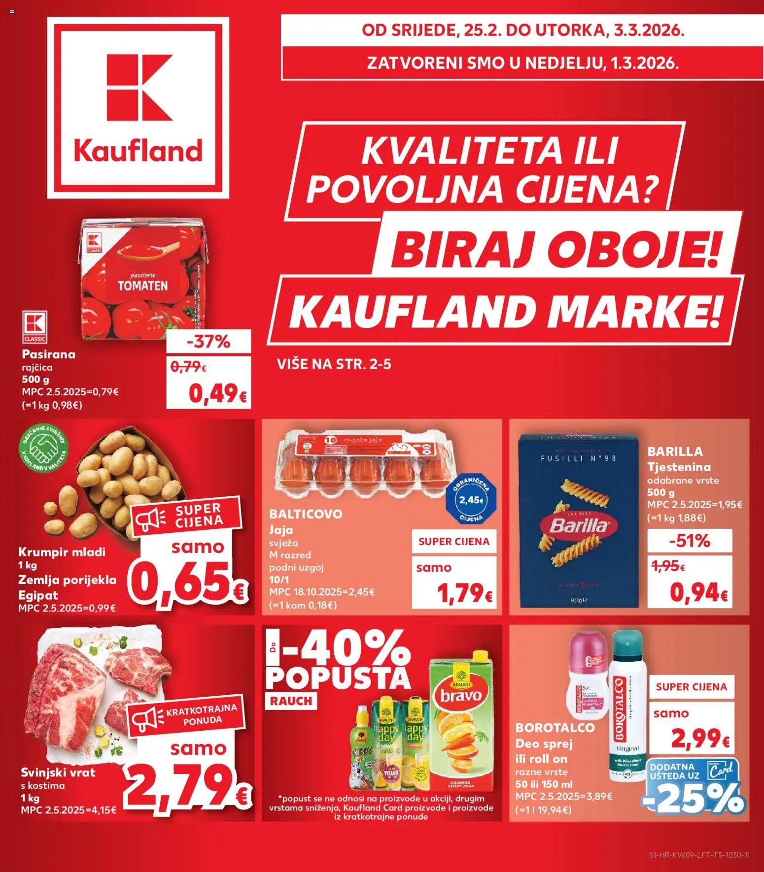 Katalog Kaufland - stranica 1- važeći od 25.02.2026