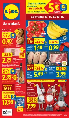 Lidl leták platný od 13.11.2025