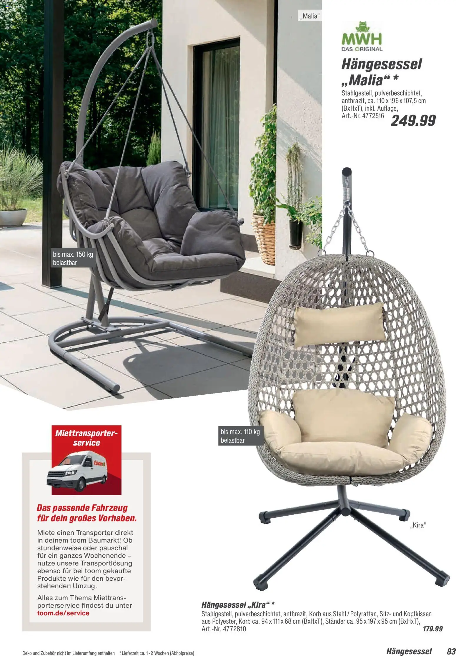 Toom Baumarkt  Gartenmöbel & Solar-Leuchten 2026 - Seite 83 - gültig ab 01.01.2026