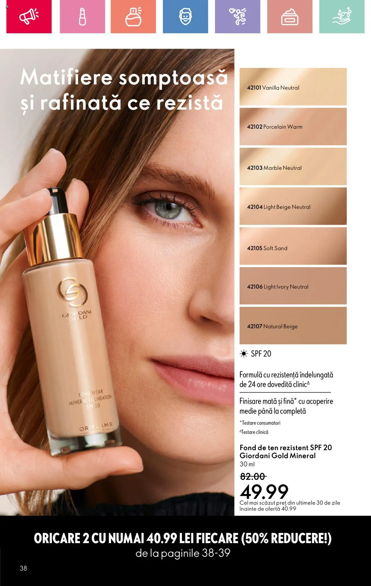 Oriflame catalog 10 2025 - pagina 38- valabil de la 06.07.2025