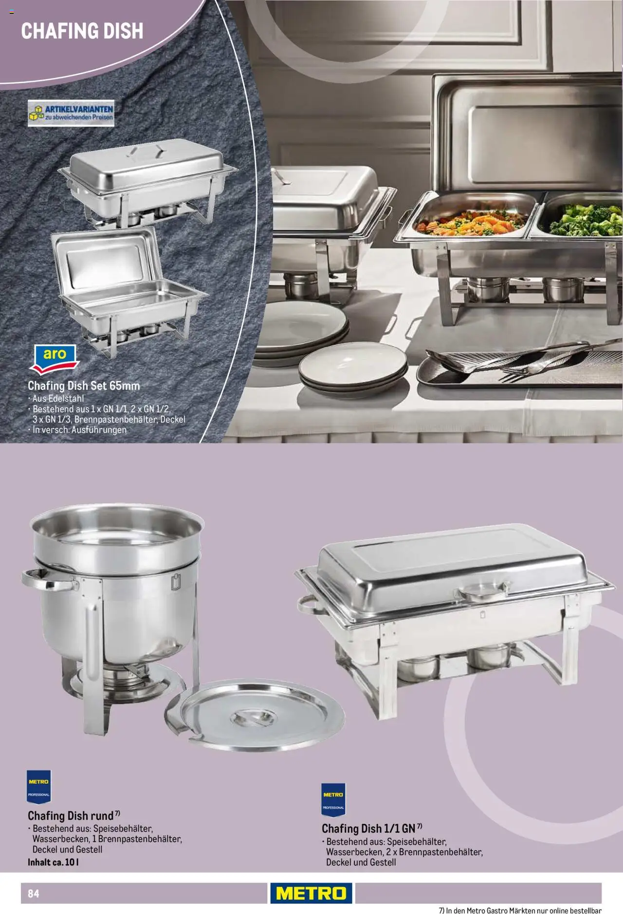 Metro Non Food Sortiment - Seite 84 - gültig ab 01.10.2025