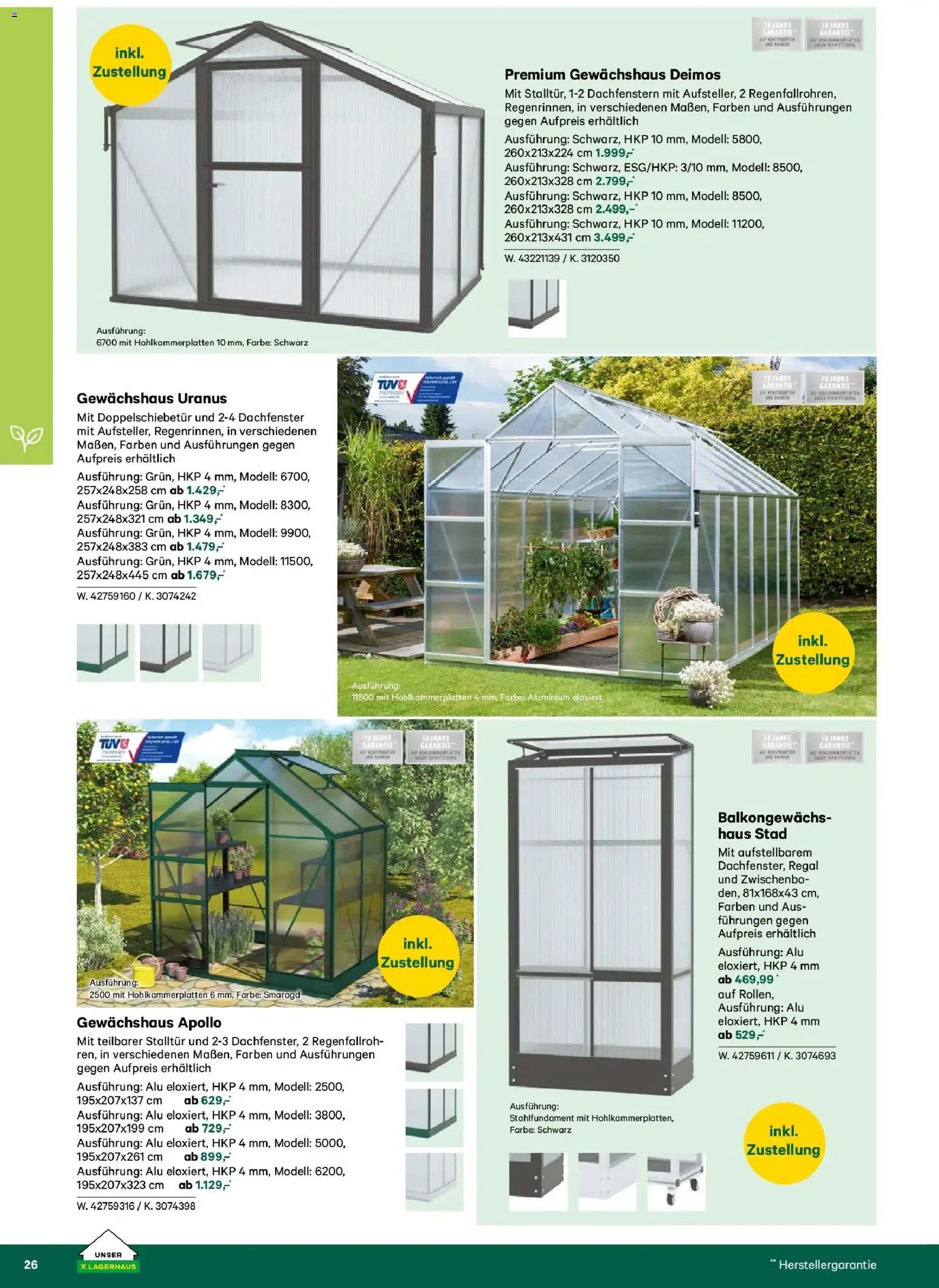 Lagerhaus Garten & Freizeit Katalog 2026 - Wien, Innsbruck - page 26- valid from 01.03.2026