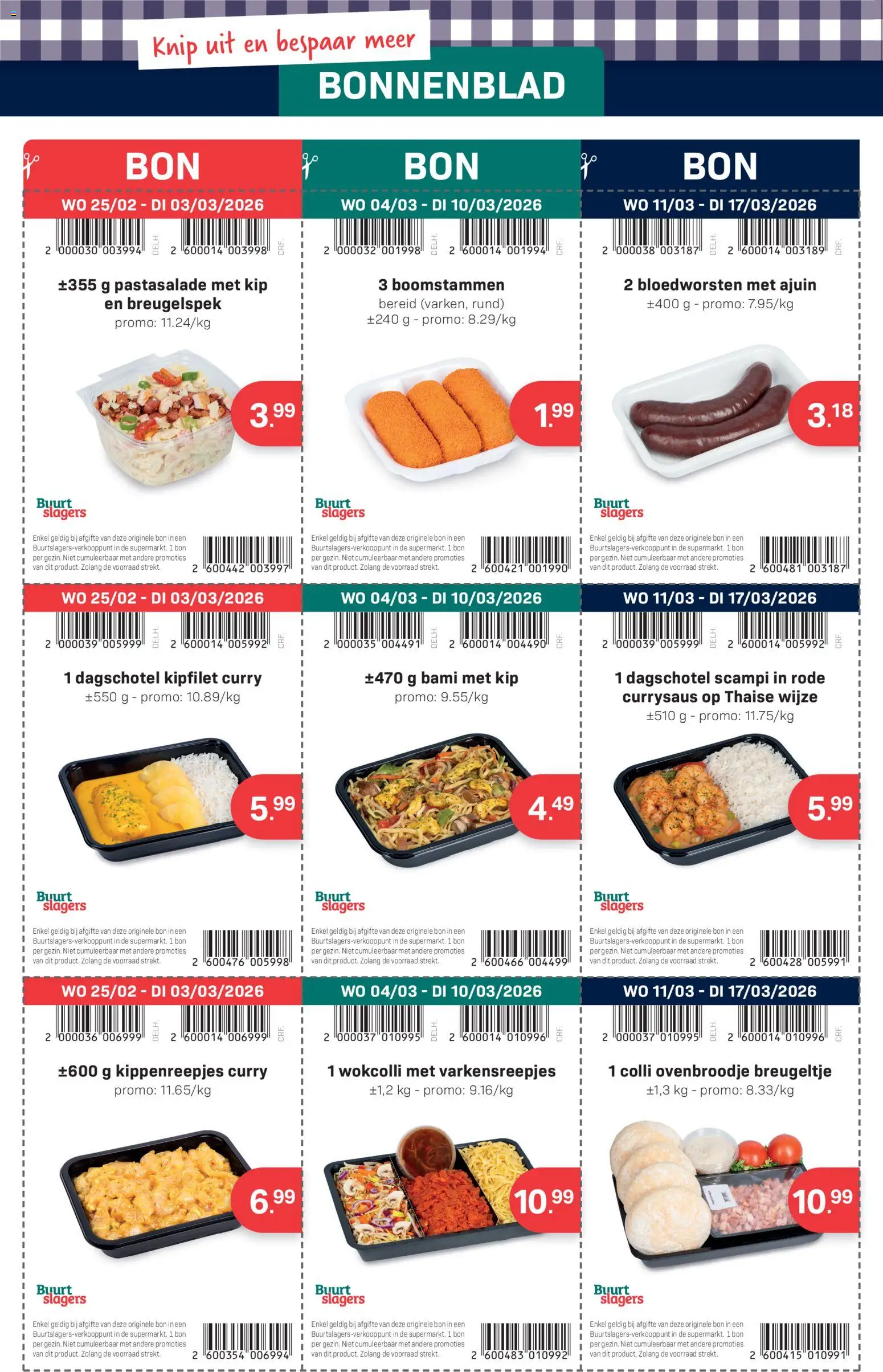 Buurtslagers Folder / Publicité - page 2- valid from 25/02/2026