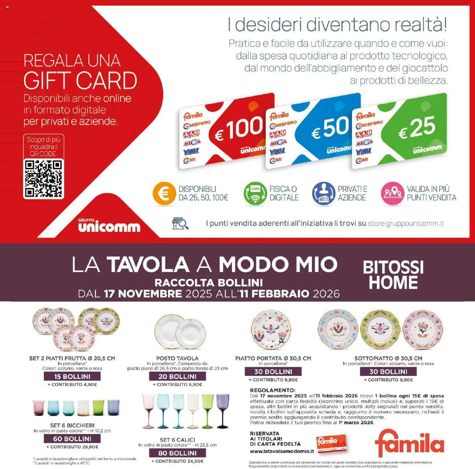 Volantino Famila	 - pagina 25 - valido dal 27/11/2025