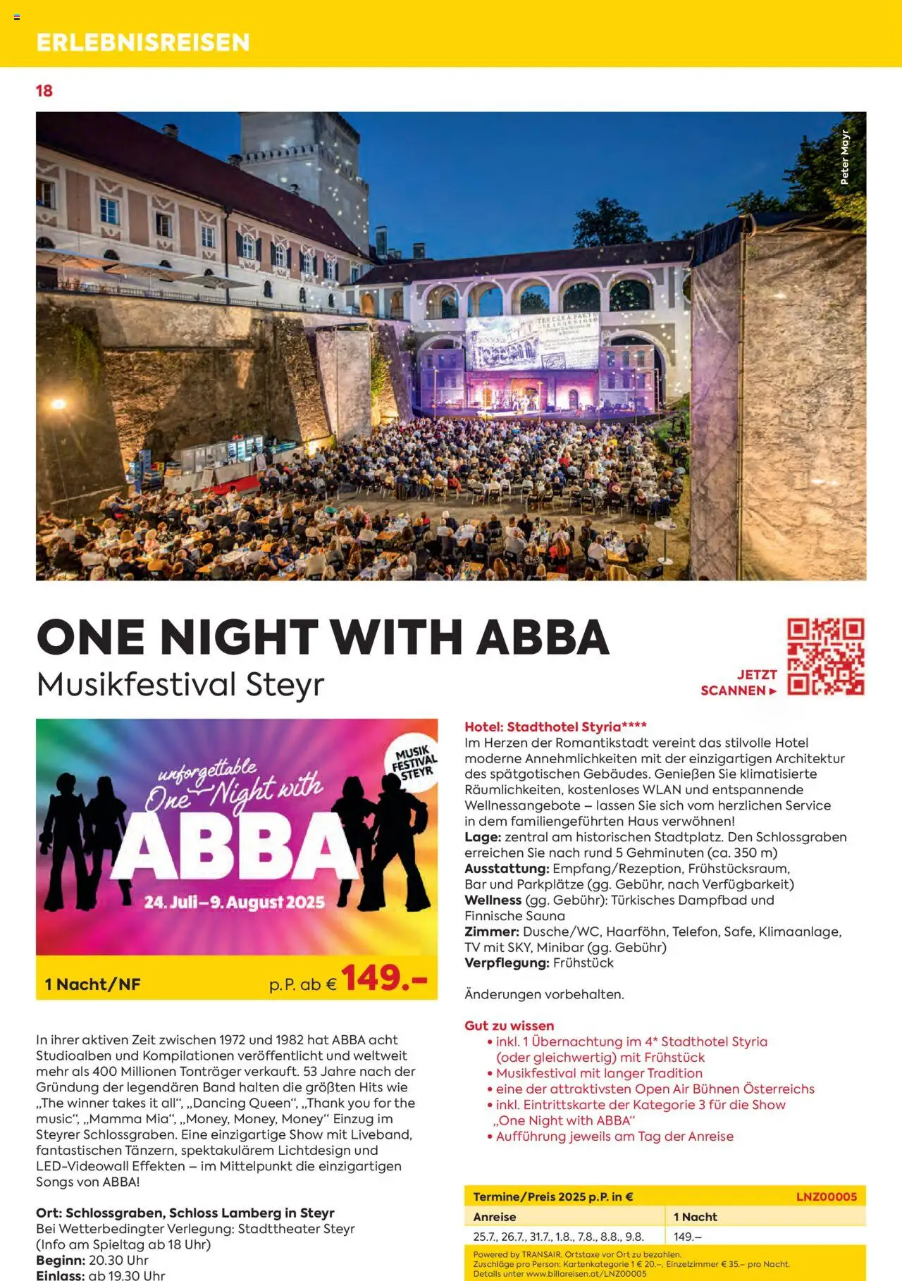 Billa Kreuzfahrten Rundreisen Erlebnisreisen 5/6 2025 - page 18- valid from 03.06.2025