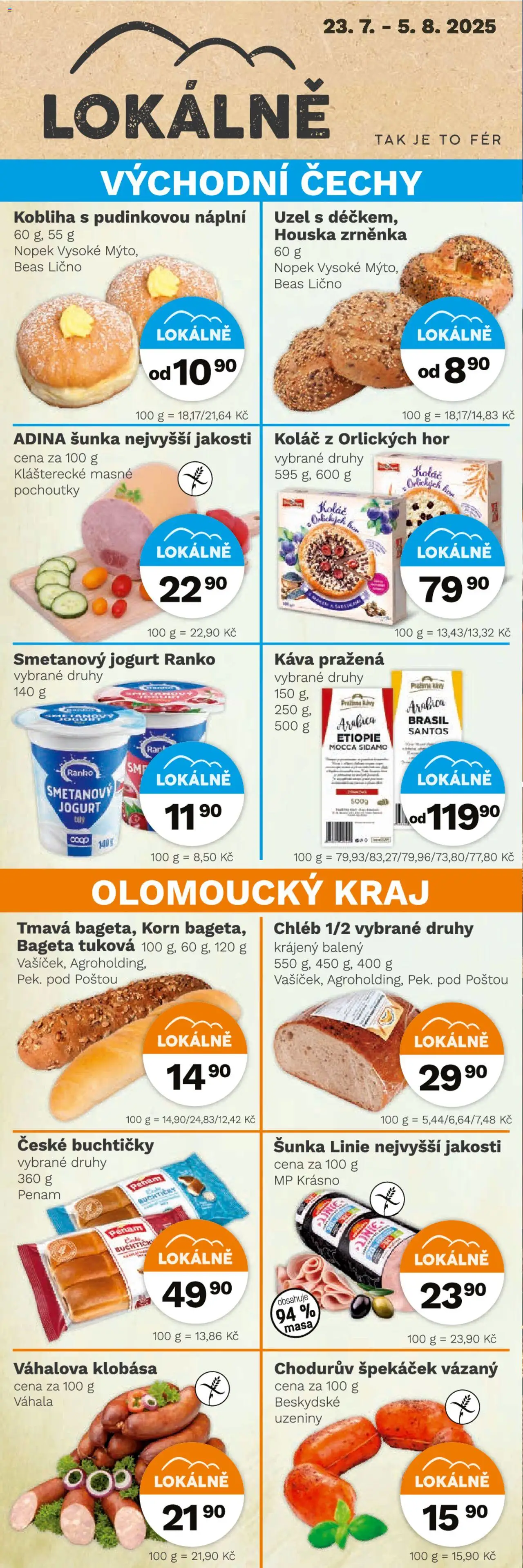 Konzum leták - strana 2- platný od 23.07.2025