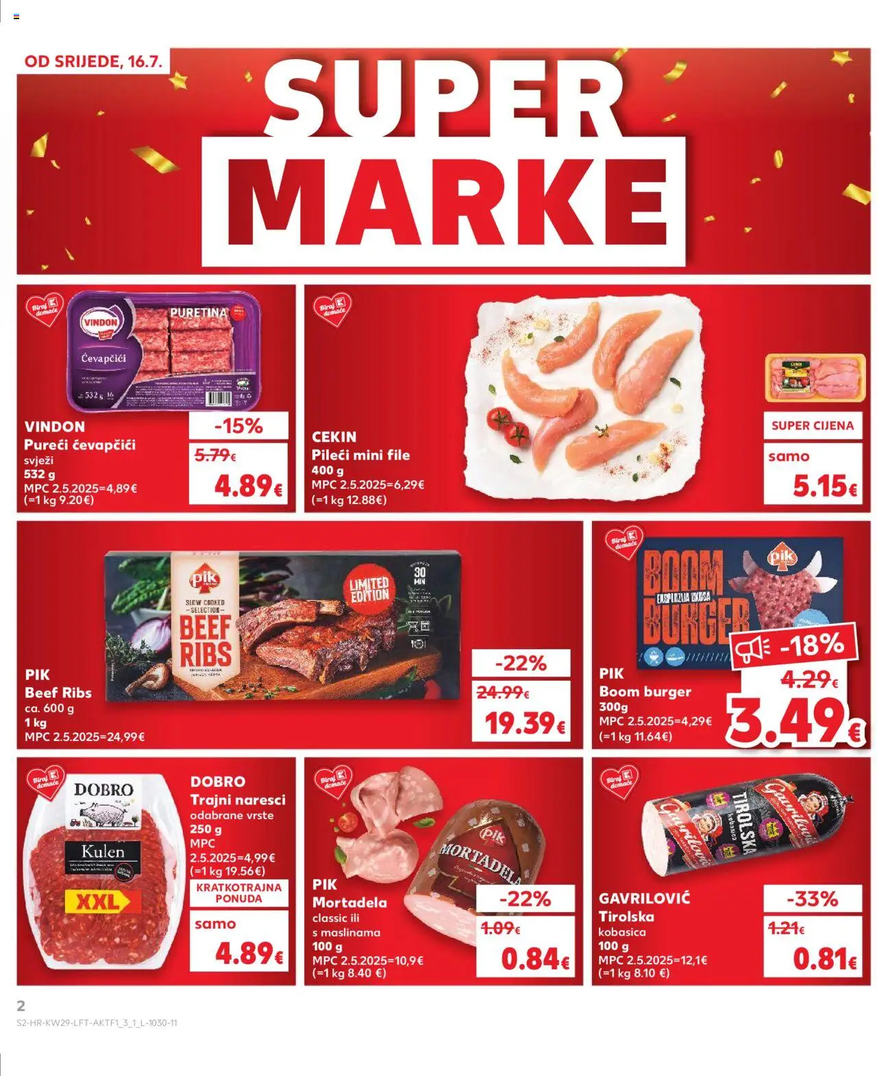 Ponuda Kaufland - stranica 2- važeći od 16.07.2025