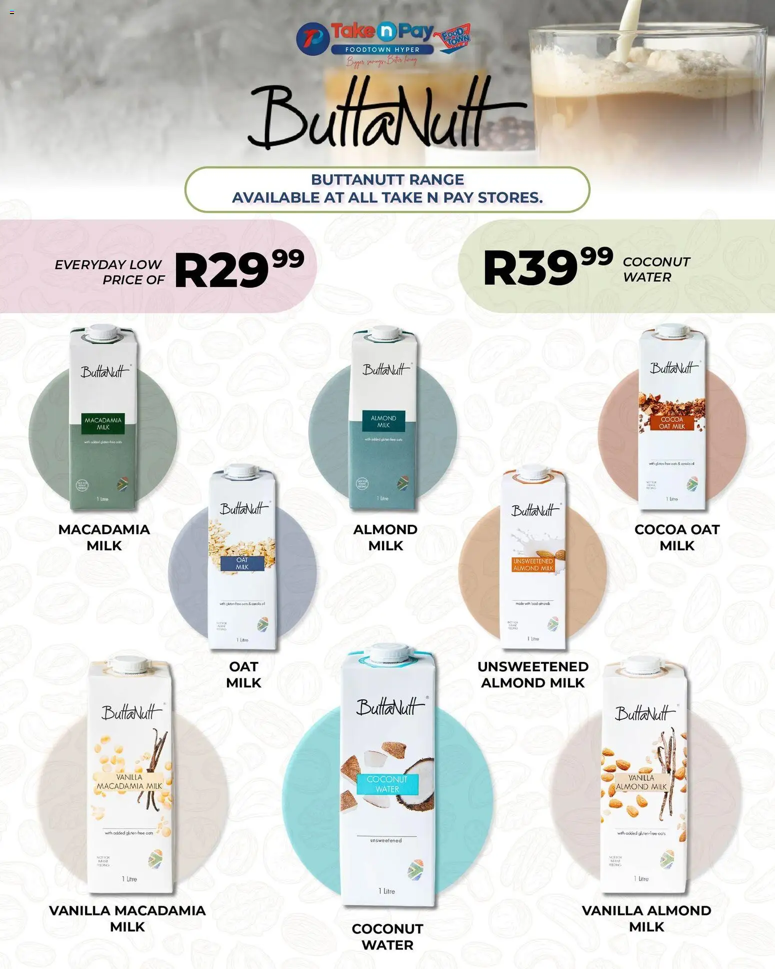 Take n Pay ButtaNutt range - page 1- valid from 07/11/2025