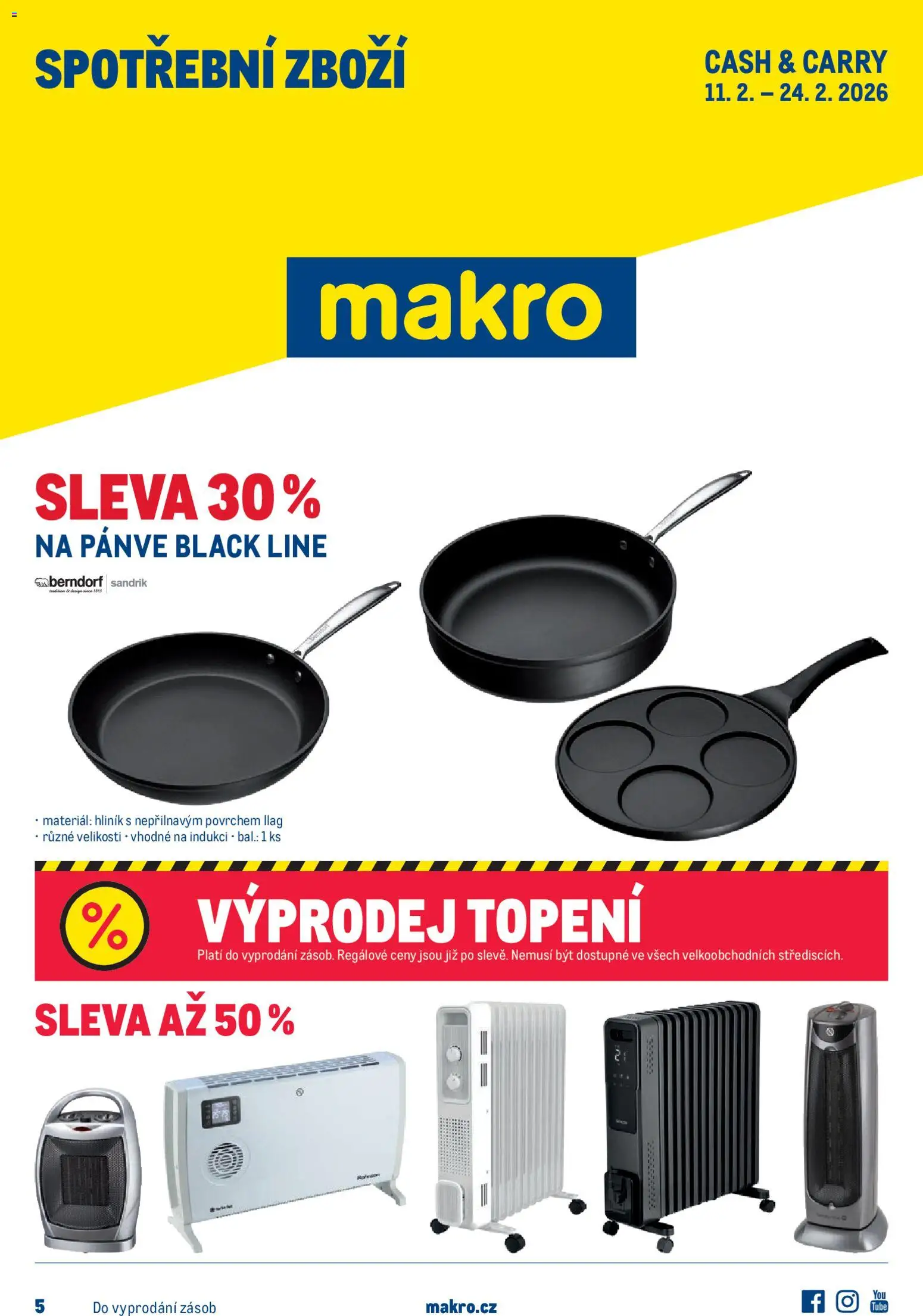 Makro leták - Spotřební zboží - strana 1- platný od 11.02.2026