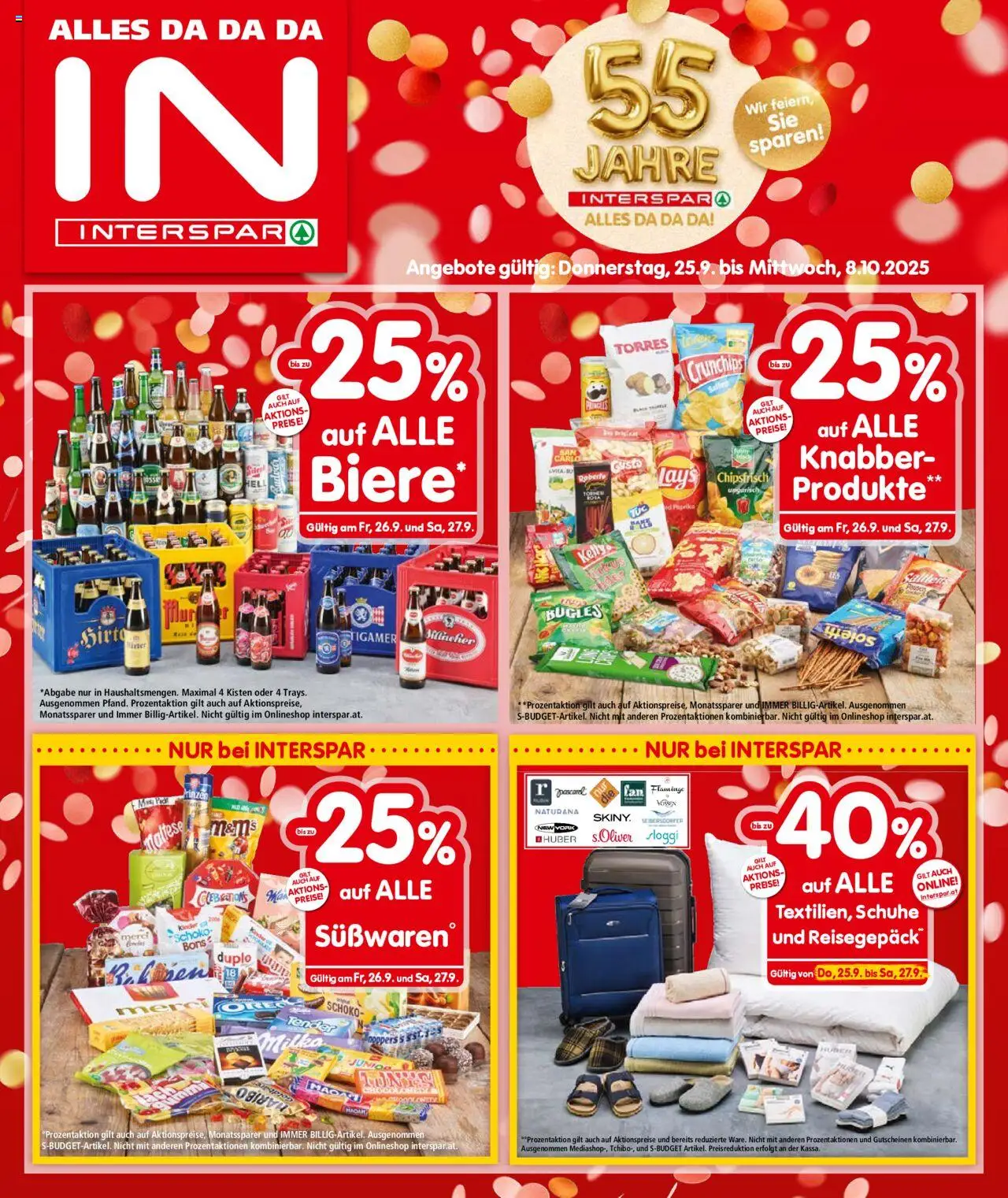 Interspar Flugblatt - Seite 1- gültig ab 25.09.2025