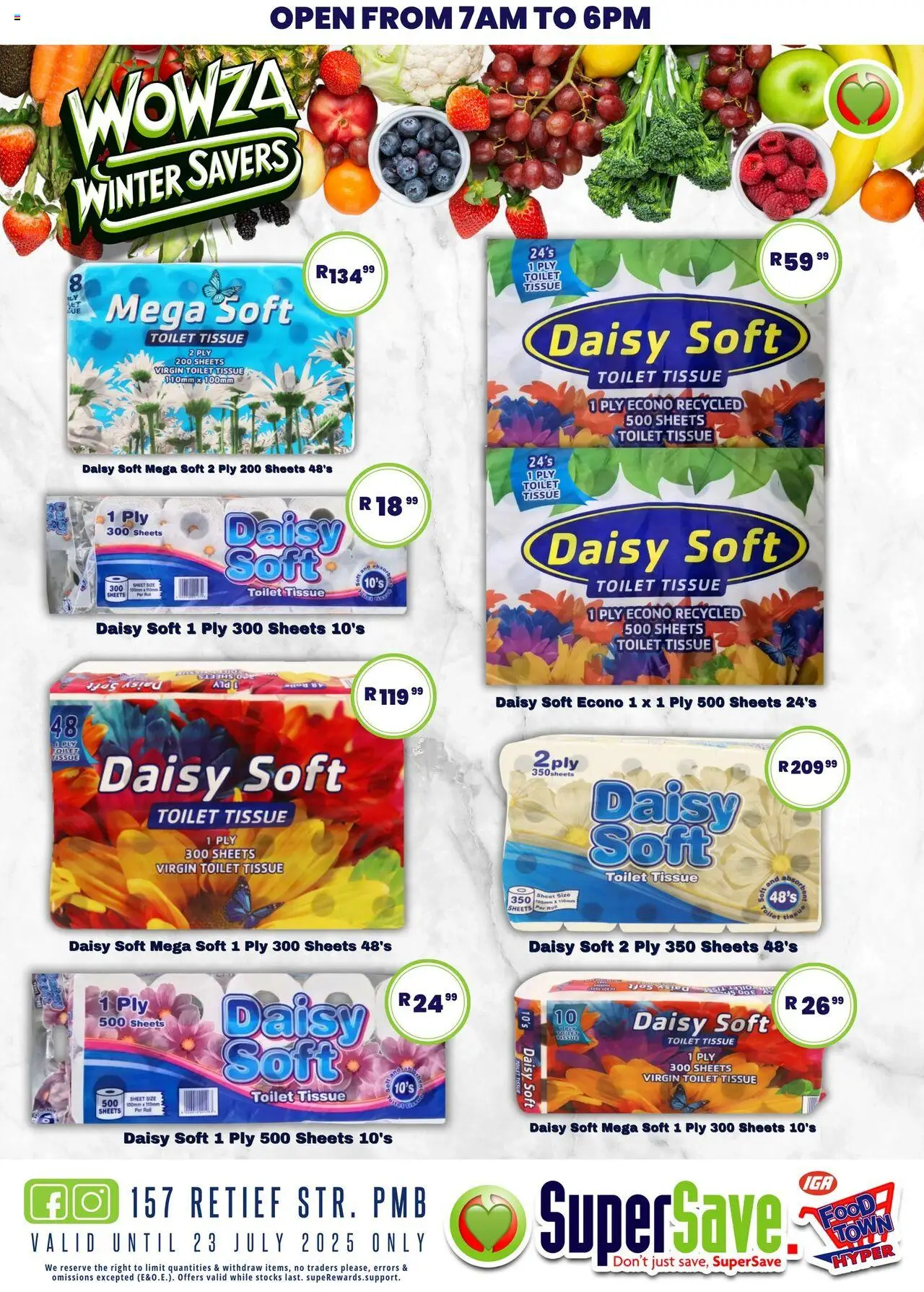 Super Save Specials - page 58- valid from 18/07/2025