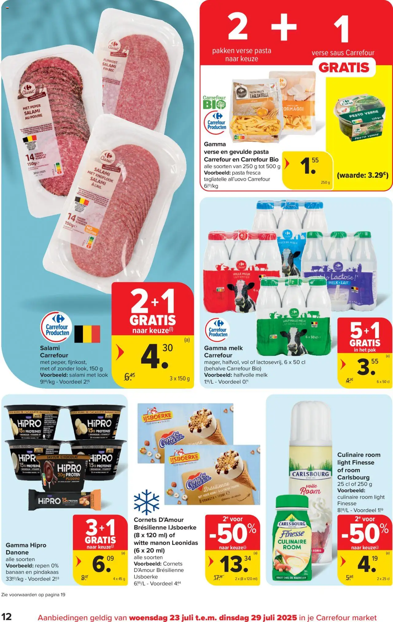 Carrefour - Market Promoties  - pagina 12- geldig vanaf 23/07/2025