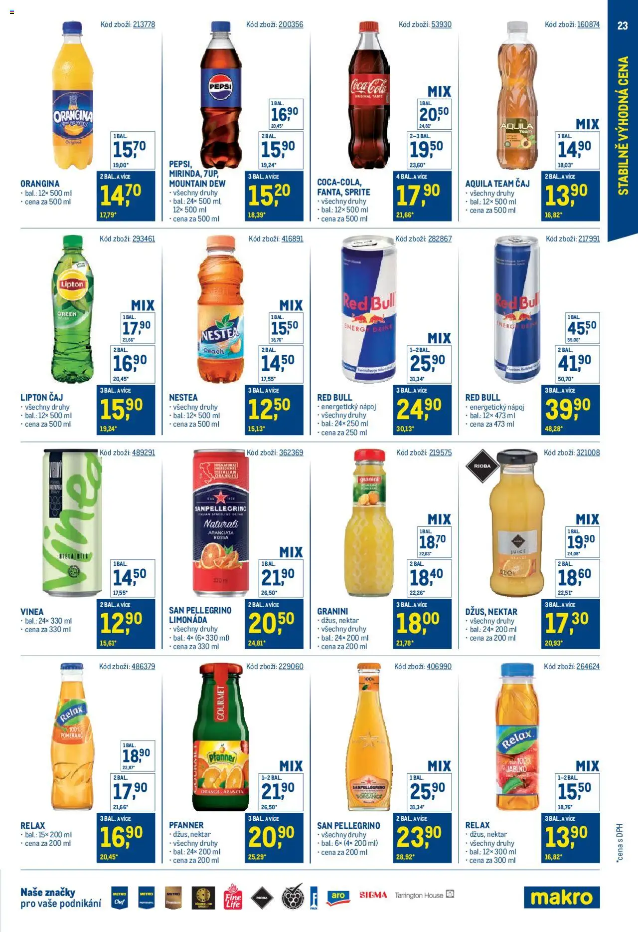 Makro leták - Stabilně výhodná cena – gastronomie - strana 23- platný od 21.05.2025