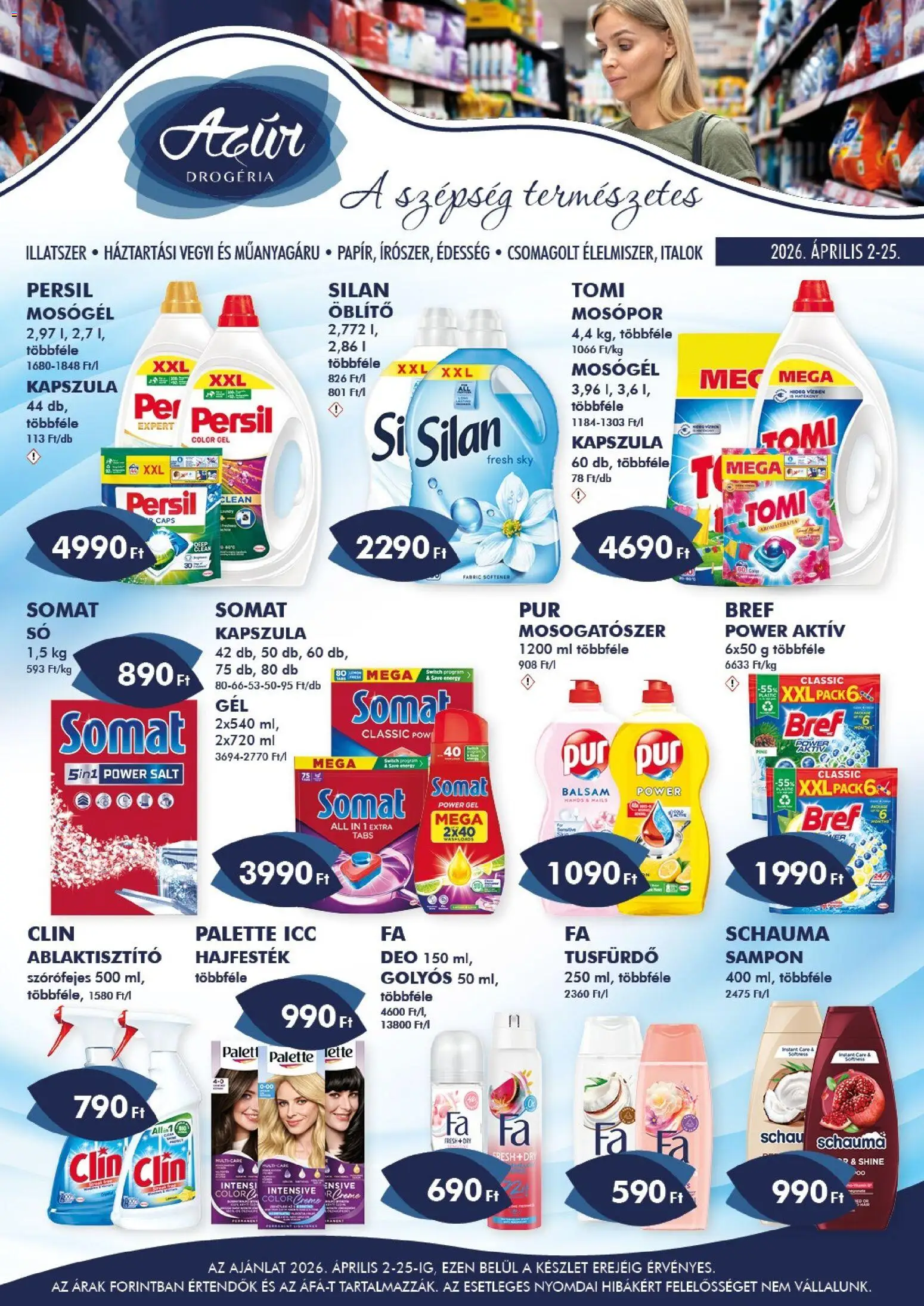 Azur akciós újság - 1oldal - érvényes 2026.04.02.-tól