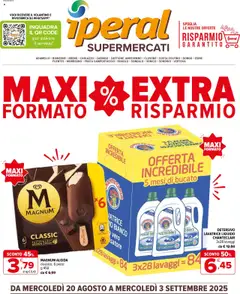 Anteprima Volantino Iperal	 valida dal 20/08/2025