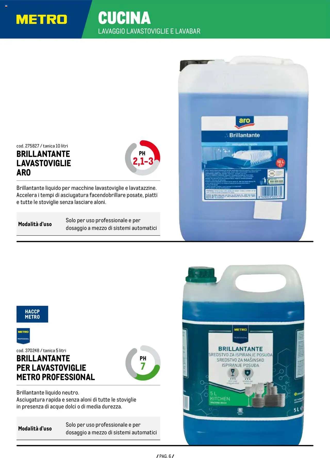 Metro Detergenza Professionale catalogo - pagina 6 - valido dal 11/09/2025