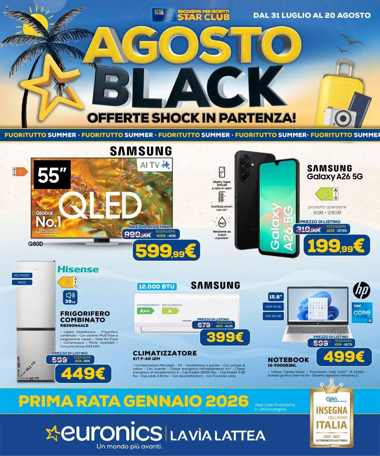 Euronics - Black Friday - pagina 1 - valido dal 31/07/2025
