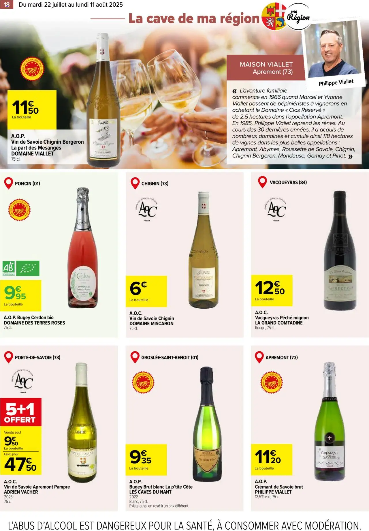 Carrefour le meilleur de ma région - page 18 - valable à partir du 22/07/2025