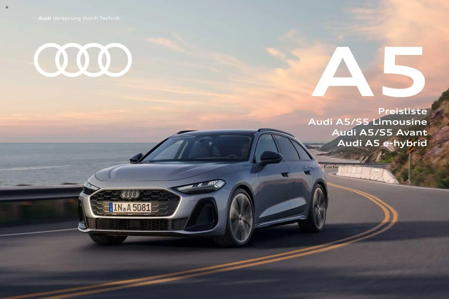 Audi A5 - Seite 1 - gültig ab 28.10.2025
