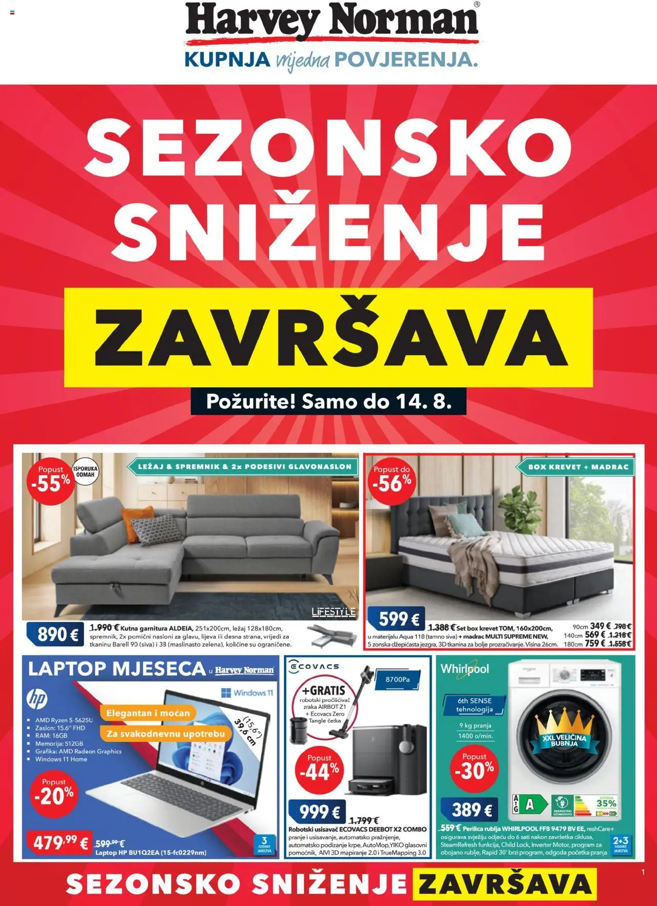 Katalog Harvey Norman - stranica 1- važeći od 31.07.2025